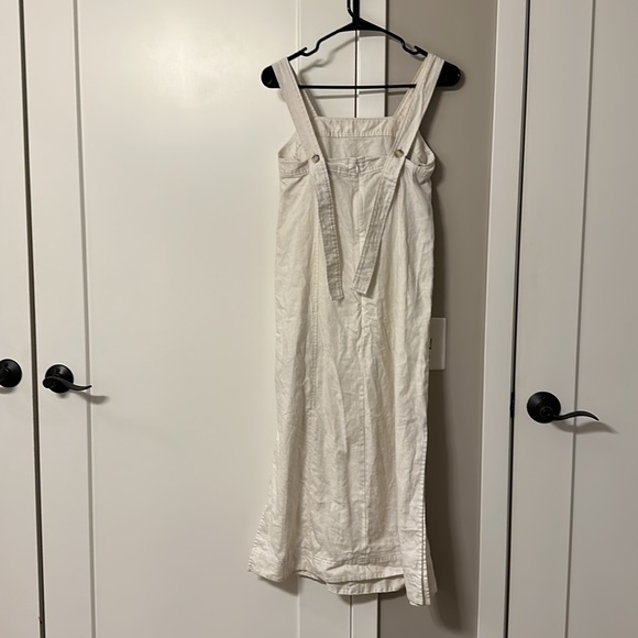 Madewell Size S LinenCotton Princess-Seamed Midi Dress Great Condition Worn Once - Picture 9 of 10